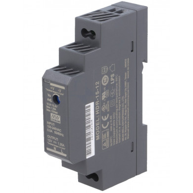 Alimentation 24VDC 0,63A rail DIN